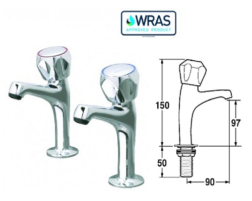 Mechline CaterTap 1/2-inch Sink Taps (pair)
